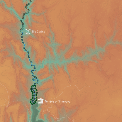 Narrows Artistic Map Print