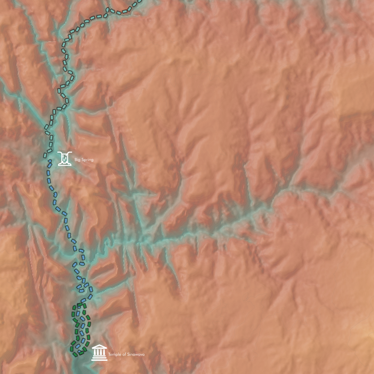 Narrows Artistic Map Print